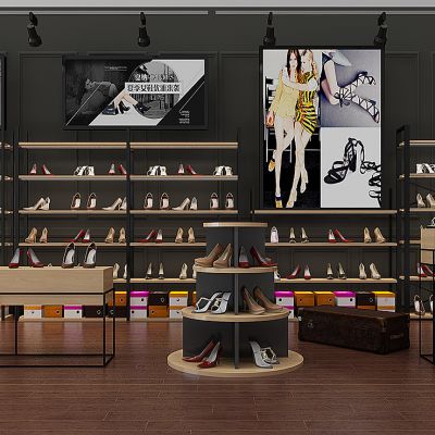 现代鞋架鞋子展柜
