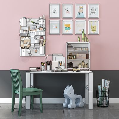 北欧书桌椅写字台