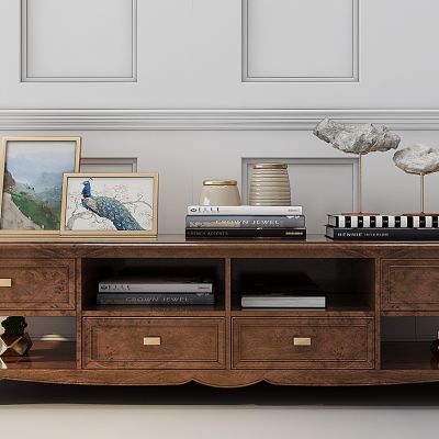 美式电视柜饰品