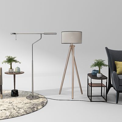 北欧休闲椅休闲沙发圆几边几组合