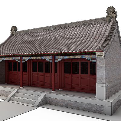 中式古建四合院