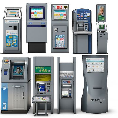 现代自助取款机