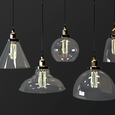 工业玻璃吊灯
