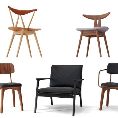 单椅椅子休闲椅组合