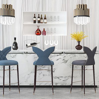 欧式吧椅吊灯酒瓶