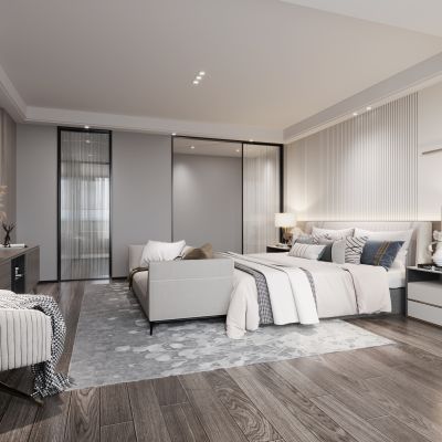 现代卧室