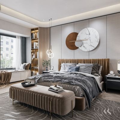 现代卧室