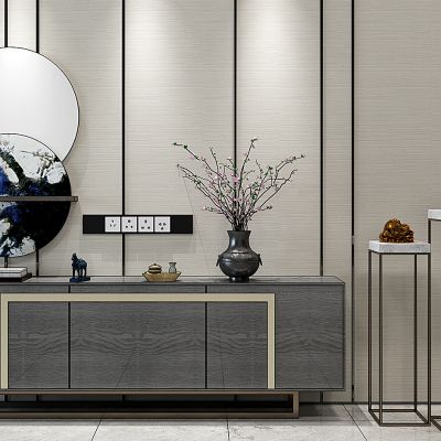 新中式电视柜装饰架摆件