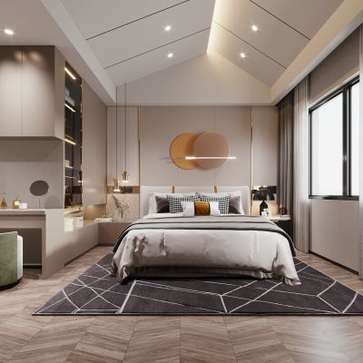 现代卧室
