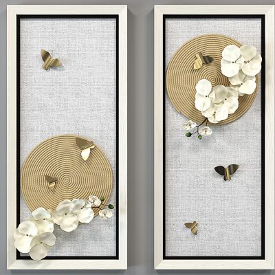 新中式立体画挂画