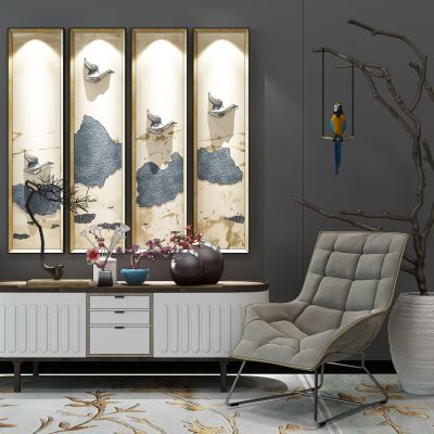 中式立体画组合