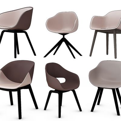 北欧单椅椅子组合