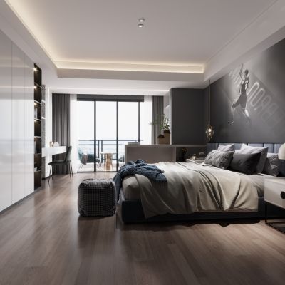 现代卧室
