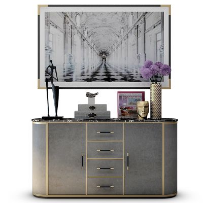 现代轻奢装饰柜电视柜