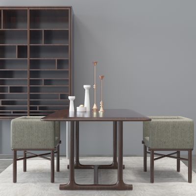 新中式餐桌椅组合