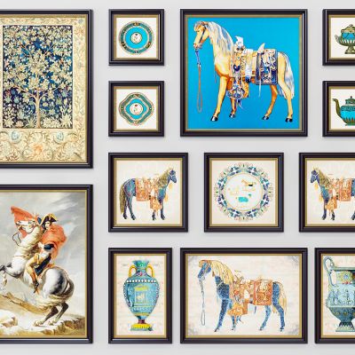 简欧装饰画组合