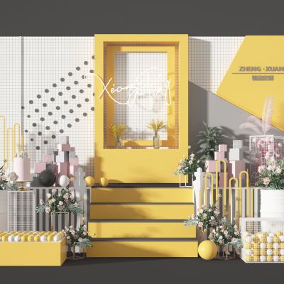 黄色摆件   陈设  装饰