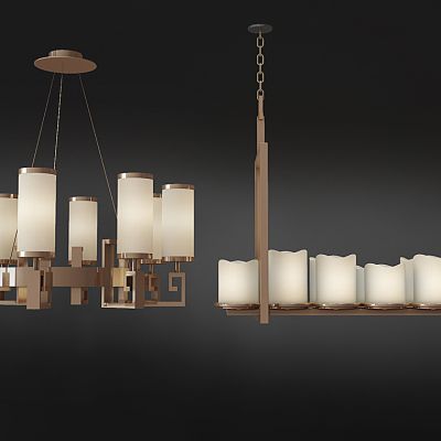 新中式铁艺吊灯