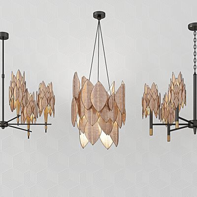 现代时尚金属吊灯灯具组合