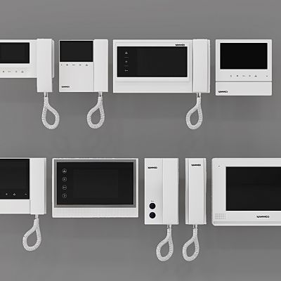 现代可视门铃对讲机无绳电话组合