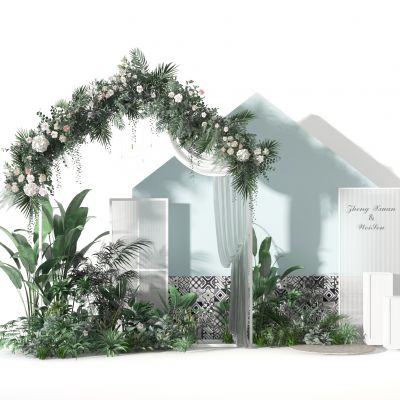 植物墙   合影  装饰