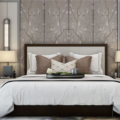 中式床床头柜壁灯