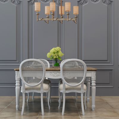 地中海餐桌椅组合