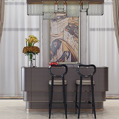 吧台吧椅组合