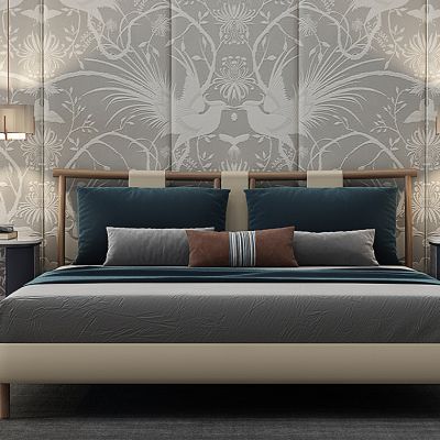 新中式床床头柜