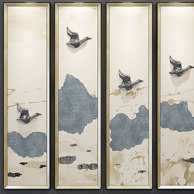 新中式立体挂画