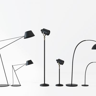 现代落地灯组合