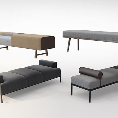 现代卧榻床尾踏