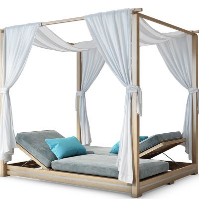 现代户外休闲床布蔓