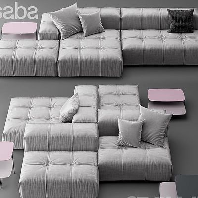 国外沙发茶几公共座椅