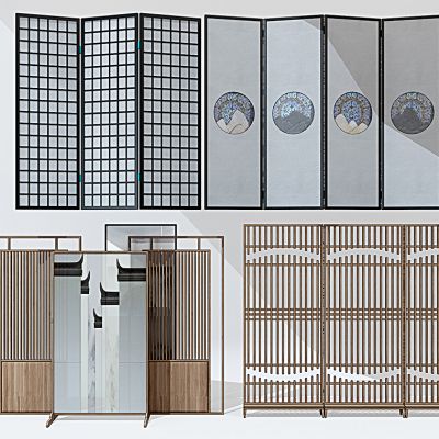 新中式屏风隔断花格