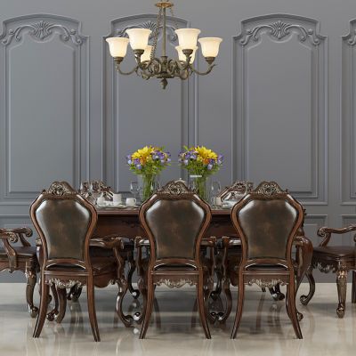 新古典餐桌椅组合