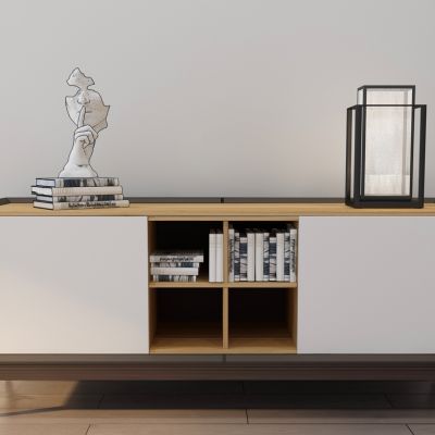 北欧边柜电视柜