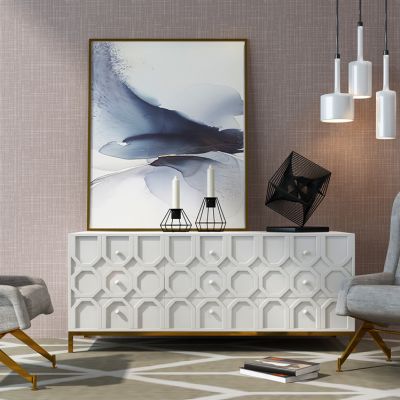 北欧电视柜单椅组合