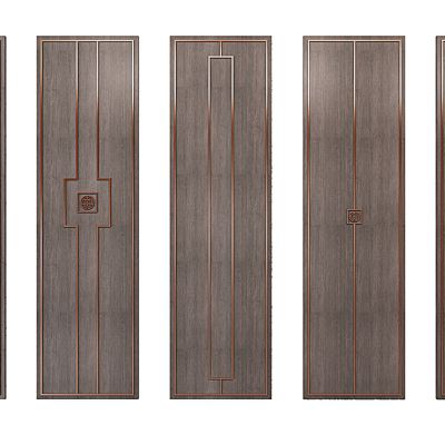 新中式隔断衣柜门板