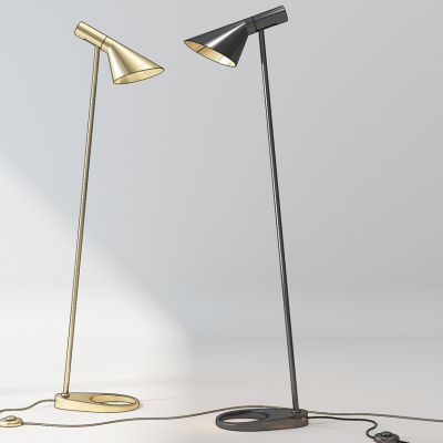 现代金属落地灯组合