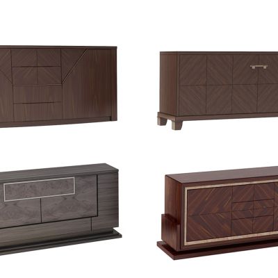 新中式边柜电视柜