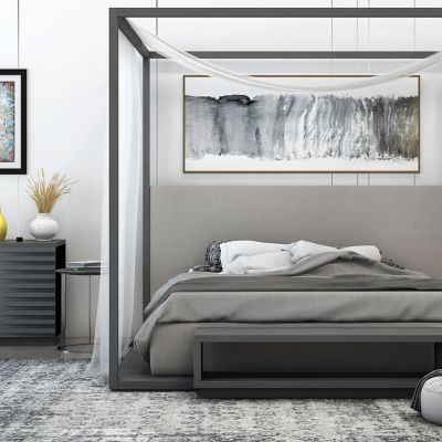 新中式床架子床组合