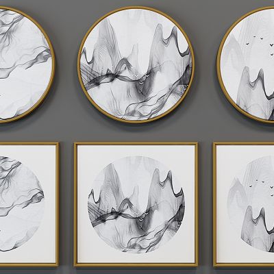 新中式装饰画组合