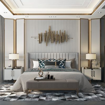 现代简欧式轻奢主卧室