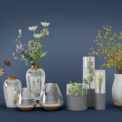 花艺花盆花瓶插花摆件