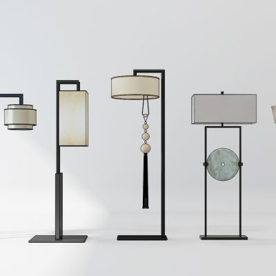 中式落地灯组合