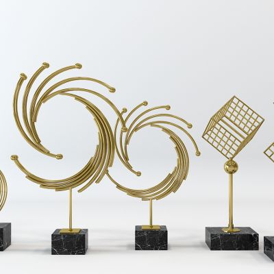 现代轻奢装饰品摆件组合