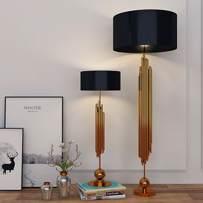 现代金属台灯饰品摆件