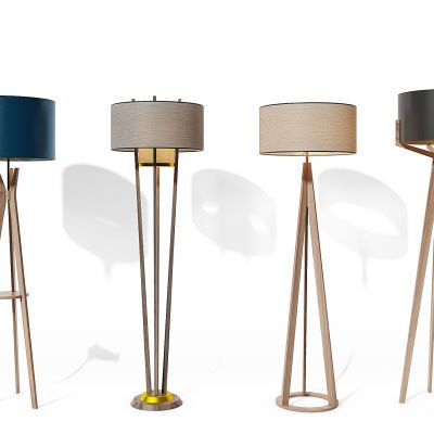 现代落地灯组合