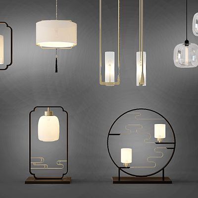 新中式小吊灯台灯